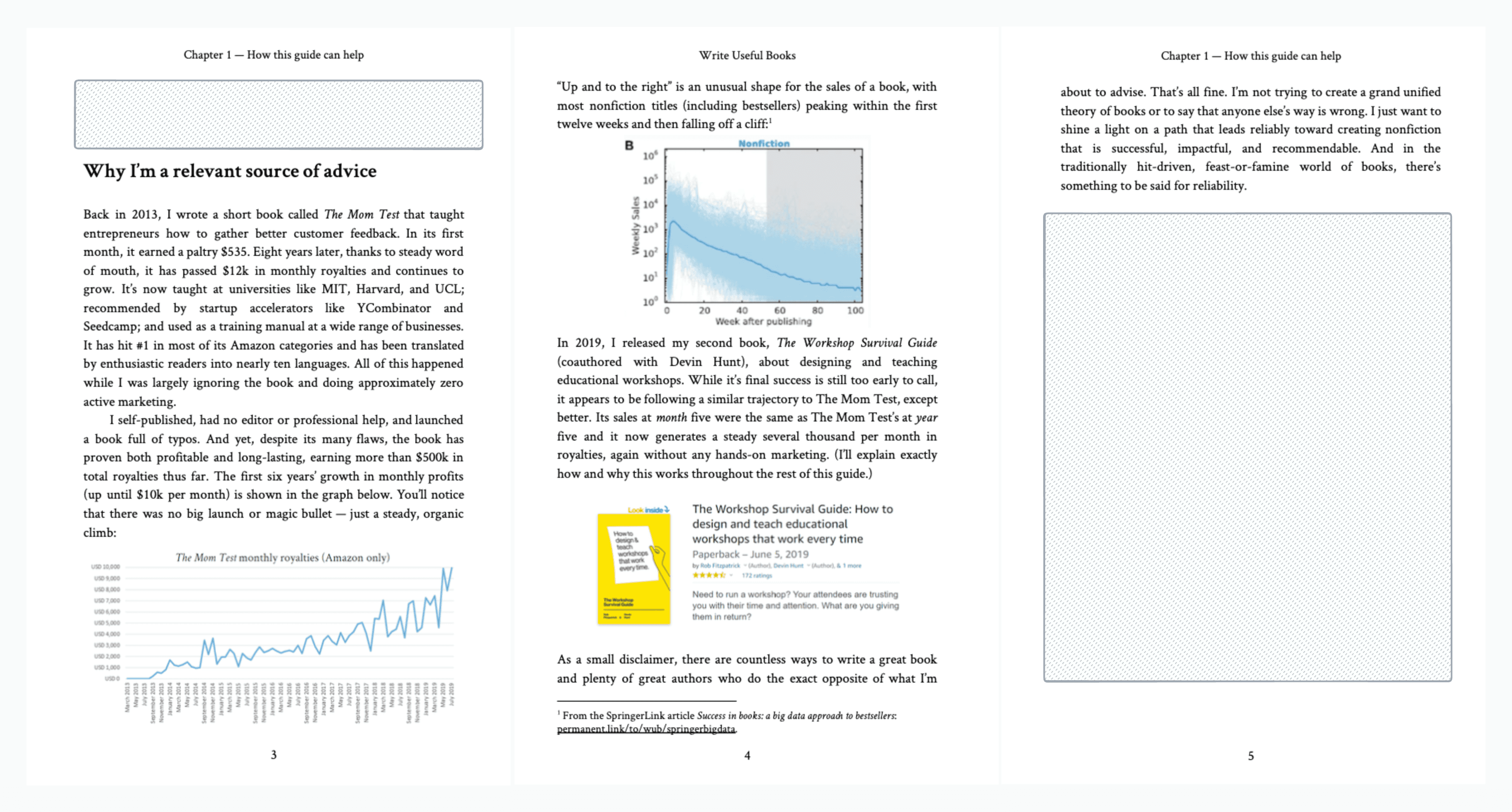 A brief objection-handling intro (400 words) from Write Useful Books establishing that (1) I've done it, (2) more than once, (3) without unique marketing advantages. (Any other personal details are delivered later via breadcrumbs.)